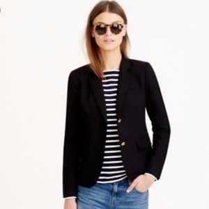 J. Crew Schoolboy Blazer in Black, Size 6